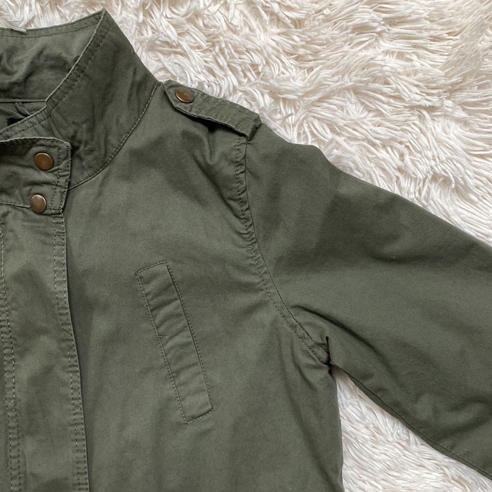 🎉HP🎉 Ambiance Outerwear Utility Jacket 💗 Olive - Picture 6 of 13
